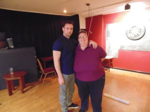 2016-02-07 - South Birmingham Singles Chris Millward jnr (Runner Up) and Sue Kingdon (Organiser)