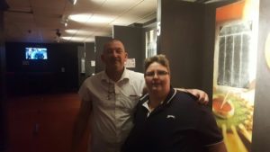 2016-04-24 - Riley's Last Sunday in the Month Dean Saunders (Runner Up) and Sue Kingdon (Organiser)