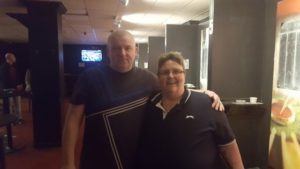 2016-04-24 - Riley's Last Sunday in the Month Ian McFarlane (Winner) and Sue Kingdon (Organiser)