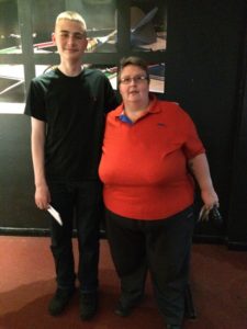 2016-06-26 - Riley's Last Sunday in the Month Plate Runner Up Jake Webster and Organiser Sue Kingdon