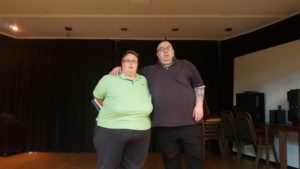 2016-07-25 - South Birmingham League - Captains Cup - Sue Kingdon (Organiser) and Matt Cooper (Runner Up)