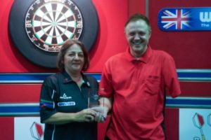 2016-08-28 - BDDA Wolverhampton Open Sarah Smale (Head of BDDA) and Champion Rob Williams